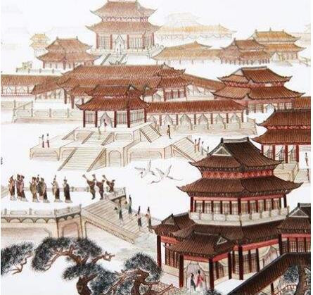 Nhưng lúc này đại quyền lại nằm trong tay Lã Bất Vị, cho dù Doanh Chính lúc này đã là Tần Vương, nhưng lại không có thực quyền nên khó thực hiện mong ước cho A Phòng một danh phận. Cho đến khi thống nhất được 6 nước, nắm được đại quyền thì A Phòng đã qua đời nên để tưởng nhớ về người con gái mình yêu, Doanh Chính đã không tiếc tài lực, nhân lực xây dựng nên cung A Phòng. Ảnh: baidu.com.