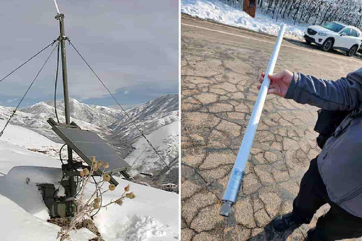 Tuy nhiên, chúng dường như tăng nhanh về số lượng từ cuối năm 2022. Có mảng ăng-ten được tìm thấy ở độ cao 2.133 mét. Ngoài việc khó chịu vì phải leo núi để tháo dỡ, các quan chức cũng không biết ai là người đã tiếp tục lắp đặt chúng. Ảnh: @unilad.