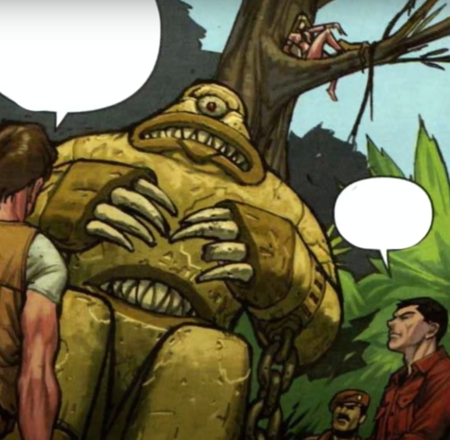 Những câu chuyện thần thoại địa phương cho rằng, mapinguari cực kỳ hung dữ. Thật không may, các nhà khoa học vẫn chưa thể tìm ra bằng chứng cho thấy sinh vật khổng lồ giống loài lười này có ngoài đời thực. Ảnh: @Marvelous Videos.