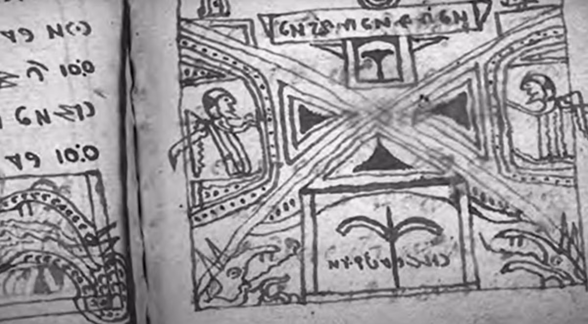 Bộ luật Rohonc, một văn bản không xác định được phát hiện ở Hungary, đã làm say đắm các học giả trong hơn hai thế kỷ với chữ viết bí ẩn. Người ta tin rằng, nó có từ thời trung cổ. Bộ luật chứa một ngôn ngữ bí ẩn giống với chữ viết Hungary cổ. Ảnh: @Mr. Mythos.