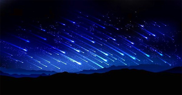 Mơ thấy sao băng cũng là điềm báo người nằm mơ sẽ có những sự thành công tạm thời trong công việc, nhưng thành công này tới cũng nhanh mà đi cũng rất nhanh. Ảnh: congnghe.vn.