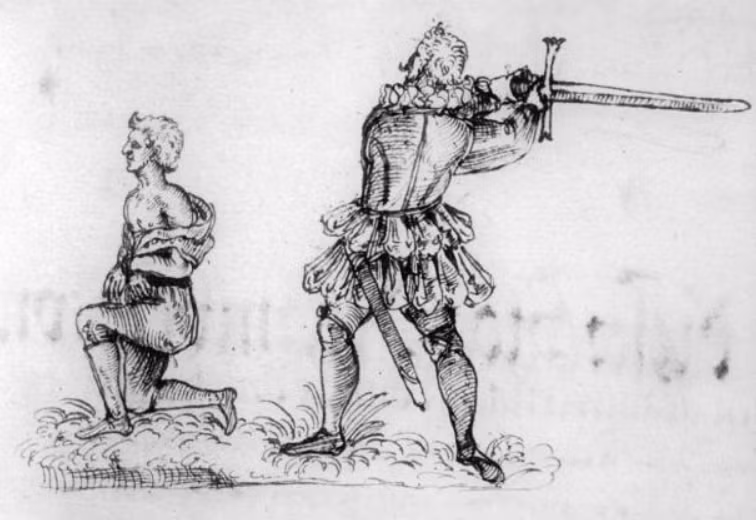 Công lý đóng vai trò quan trọng trong đời sống thường ngày của xã hội Châu Âu thời trung cổ. Sự chính nghĩa được coi trọng trong thời kỳ này, và tội phạm thường phải bị trừng phạt khá khắc nghiệt trong nỗ lực ngăn chặn những kẻ phạm tội khác. Ảnh: @Wikipedia.