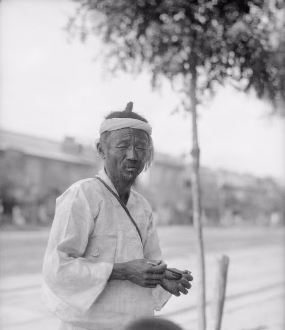 Ảnh chụp một ông lão người Hàn Quốc. Ảnh: baijahao.baidu.com.