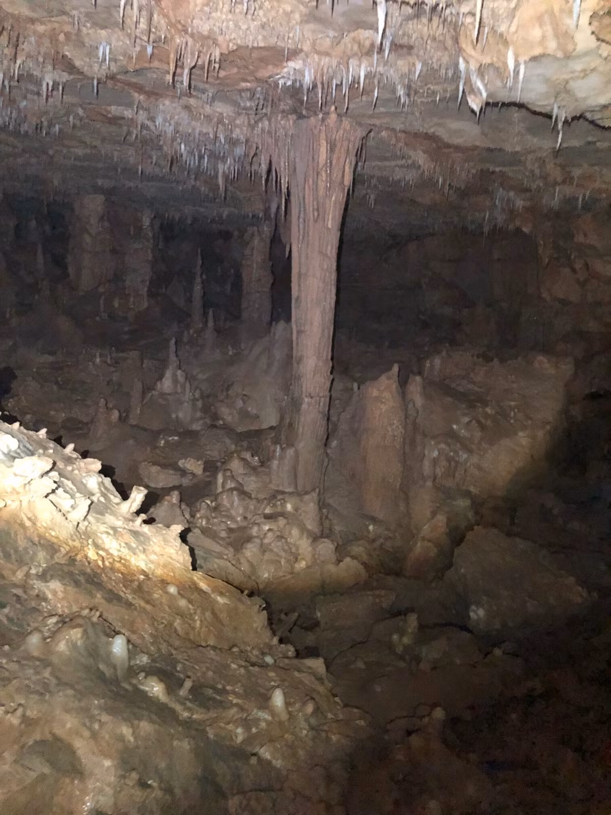 Hóa chất được tìm thấy trong hang động này, đặc biệt là sự hiện diện của nước giàu khoáng chất tương tự như những gì các nhà khoa học tìm thấy trên Mặt trăng vệ tinh Europa của Mộc tinh. Ảnh: @The Fluorescent Mineral Society.