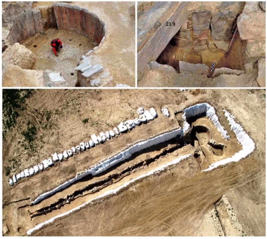 Các nhà khảo cổ học làm việc tại Montelirio tholos, một địa điểm chôn cất cổ đại ước tính có niên đại khoảng 5.000 năm gần Seville, Tây Ban Nha, đã khai quật được bộ sưu tập hạt cườm lớn ngay trong một phòng chôn chất tập thể. Ảnh: @Rattibha.