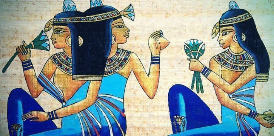 Ngoài ra, hoa sen xanh cũng được nhắc đến nhiều lần trong “Sách người chết Ai Cập” và được cho là đã được sử dụng trong các nghi lễ tang lễ. Ảnh: @Spirit Visions.