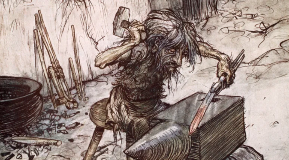 Họ có thể rèn chiếc búa Mjolnir nổi tiếng, kéo vàng thật thành tóc bện lại cho nữ thần Sif, sau khi bị vị thần Loki cắt tóc của cô như một trò đùa. Ảnh: @grunge.