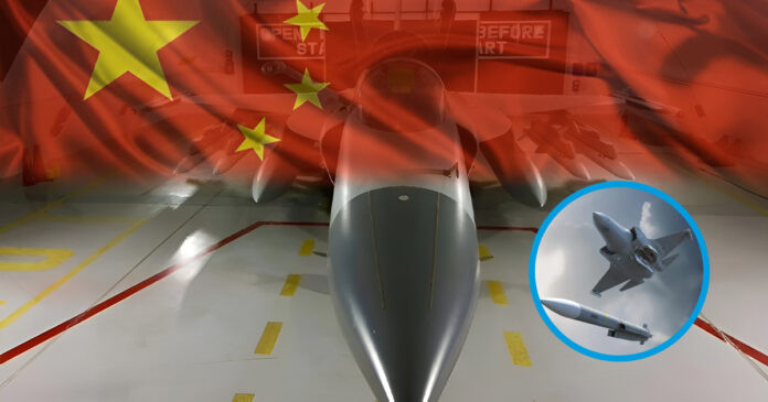 Theo kênh STRATCOM Bureau, Trung Quốc đã thực hiện giao hàng khẩn cấp tên lửa không đối không tầm xa PL-15 cho Pakistan, dùng để trang bị cho máy bay chiến đấu JF-17 của nước này. Ảnh: @Brandsynario.