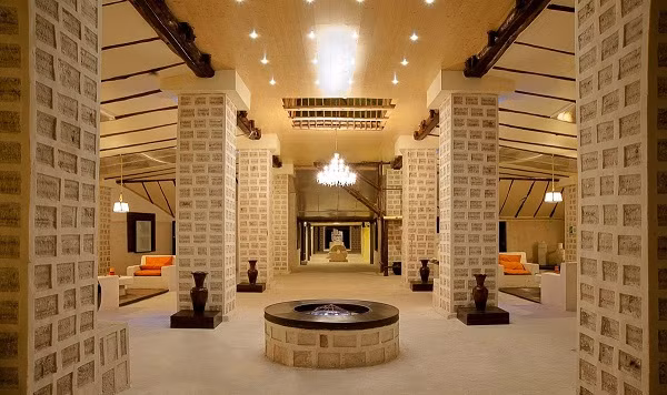 Bên trong khách sạn Palacio de Sal ở Bolivia.