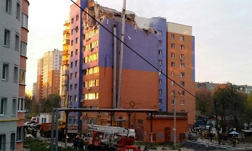 No khi gas tai khu chung cu o Nga 16 nguoi thuong vong