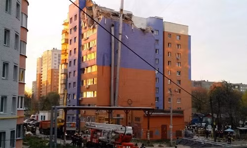 No khi gas tai khu chung cu o Nga 16 nguoi thuong vong