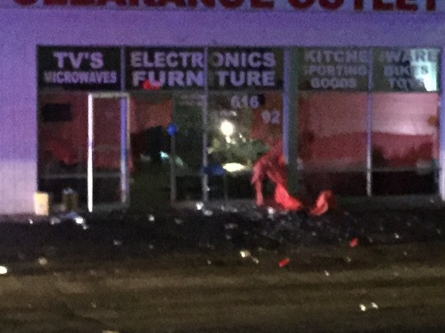 Hình ảnh tại hiện trường vụ xả súng.