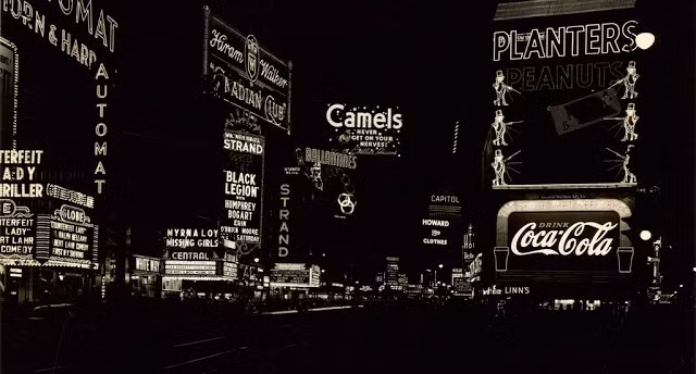 Quảng trường Thời đại trong bức ảnh chụp ngày 13/1/1937.