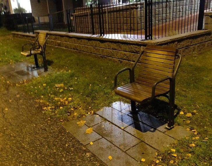 Những chiếc ghế "độc đáo" trong công viên ở Phần Lan.