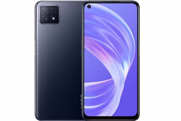  Oppo A73 5G có vỏ ngoài được làm từ chất liệu nhựa giả kính. Máy có kích thước 162,2x75x7,9 mm, cân nặng 177 g.