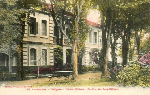 Bệnh viện quân đội Pháp ở Sài Gòn.
