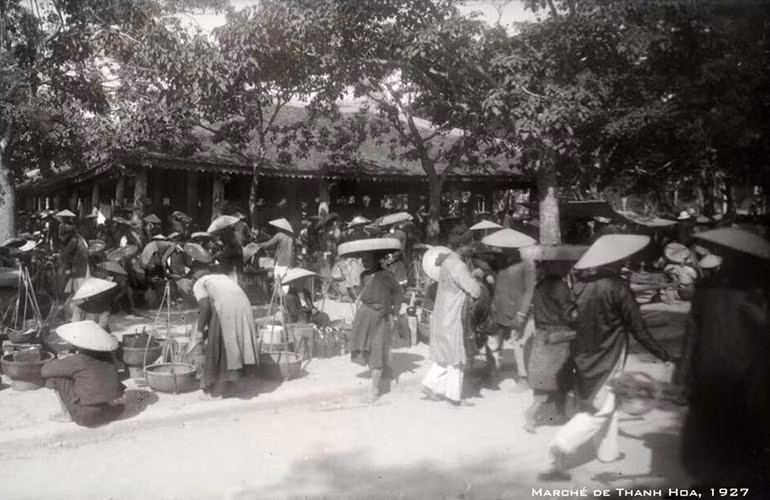  Chợ Thanh Hóa năm 1927.