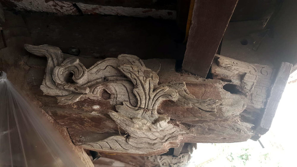 Căn nhà giữ nét đặc trưng ở các làng quê Bắc Bộ xưa.