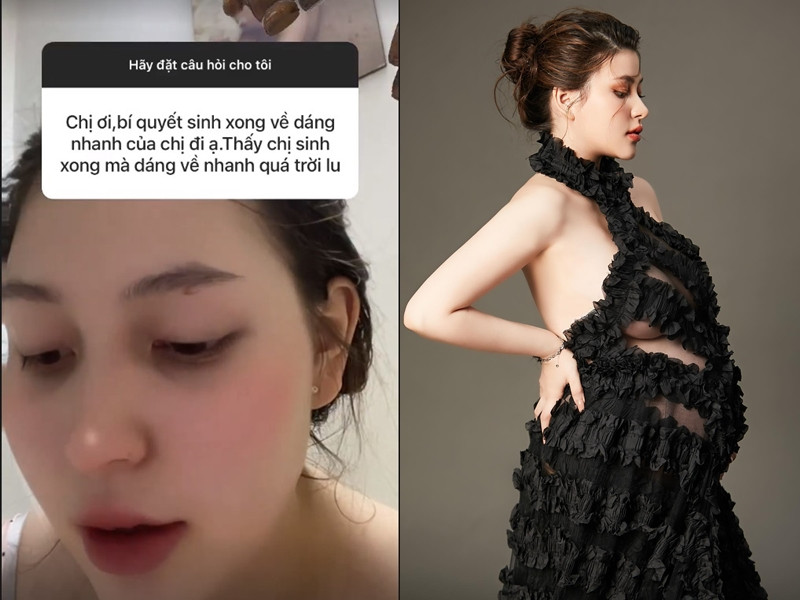 Hot girl Sài thành vẫn cập nhật trang cá nhân thường xuyên, trả lời câu hỏi của người theo dõi, chủ yếu là những câu hỏi về chế độ ăn uống sau khi sinh nở.