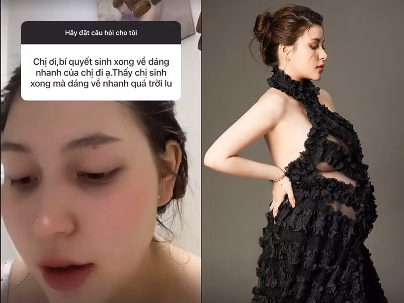 Hot girl Sài thành vẫn cập nhật trang cá nhân thường xuyên, trả lời câu hỏi của người theo dõi, chủ yếu là những câu hỏi về chế độ ăn uống sau khi sinh nở.