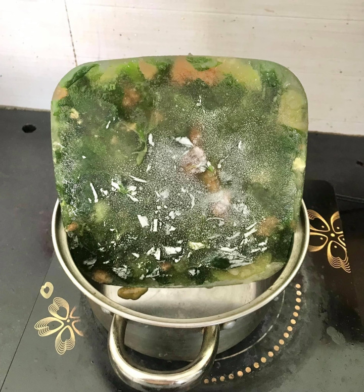Đặc sản "canh đông lạnh", chẳng biết ngon không nhưng nhìn thấy đây chuẩn là món ăn thảm hoạ rồi.