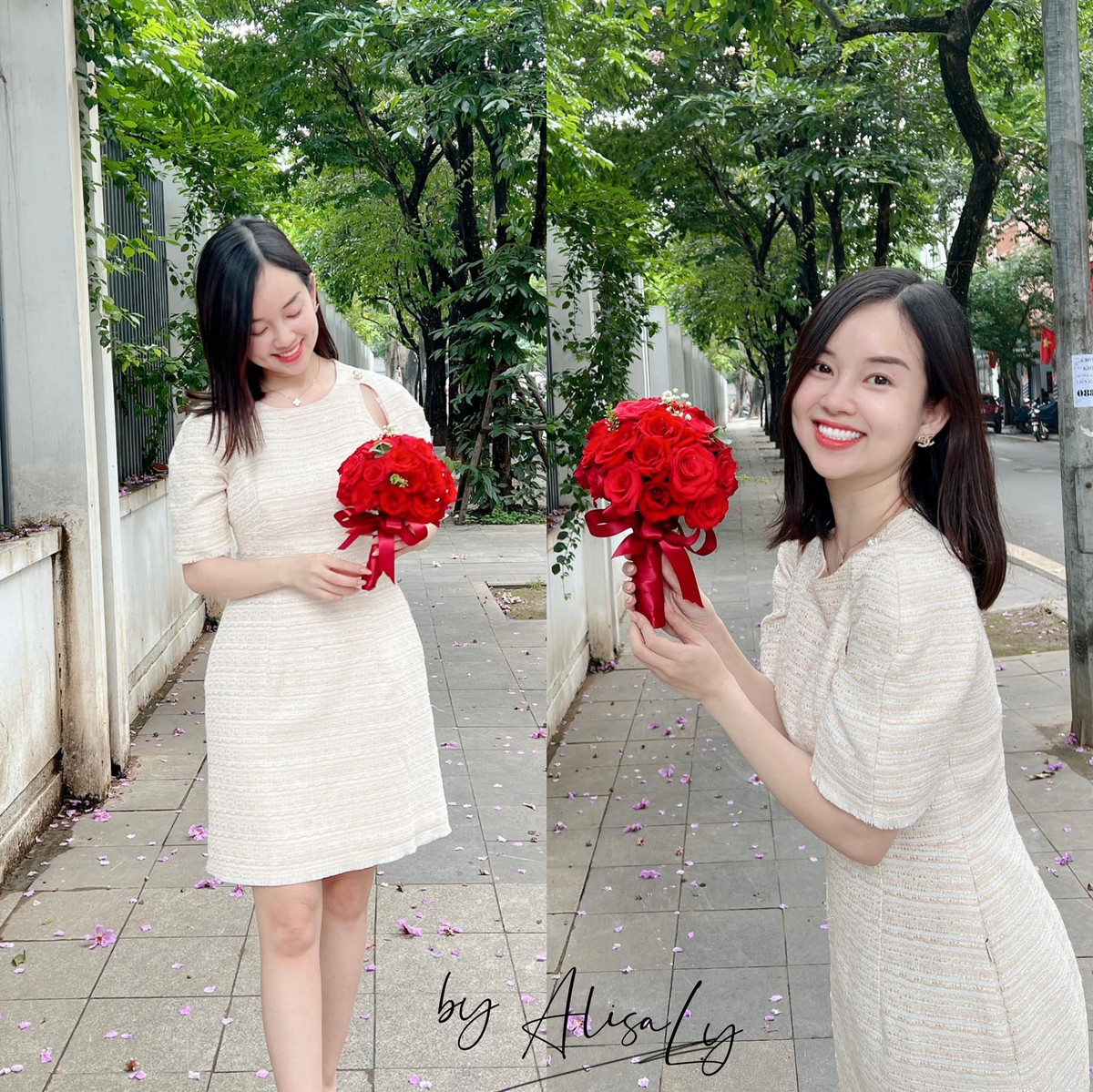 Mới đây, khoảnh khắc gái xinh Ly Kute khoe ảnh trên tay cầm bó hoa cưới đã nhận về sự quan tâm lớn. Nhiều người cho rằng bà mẹ một con chuẩn bị lên xe hoa.