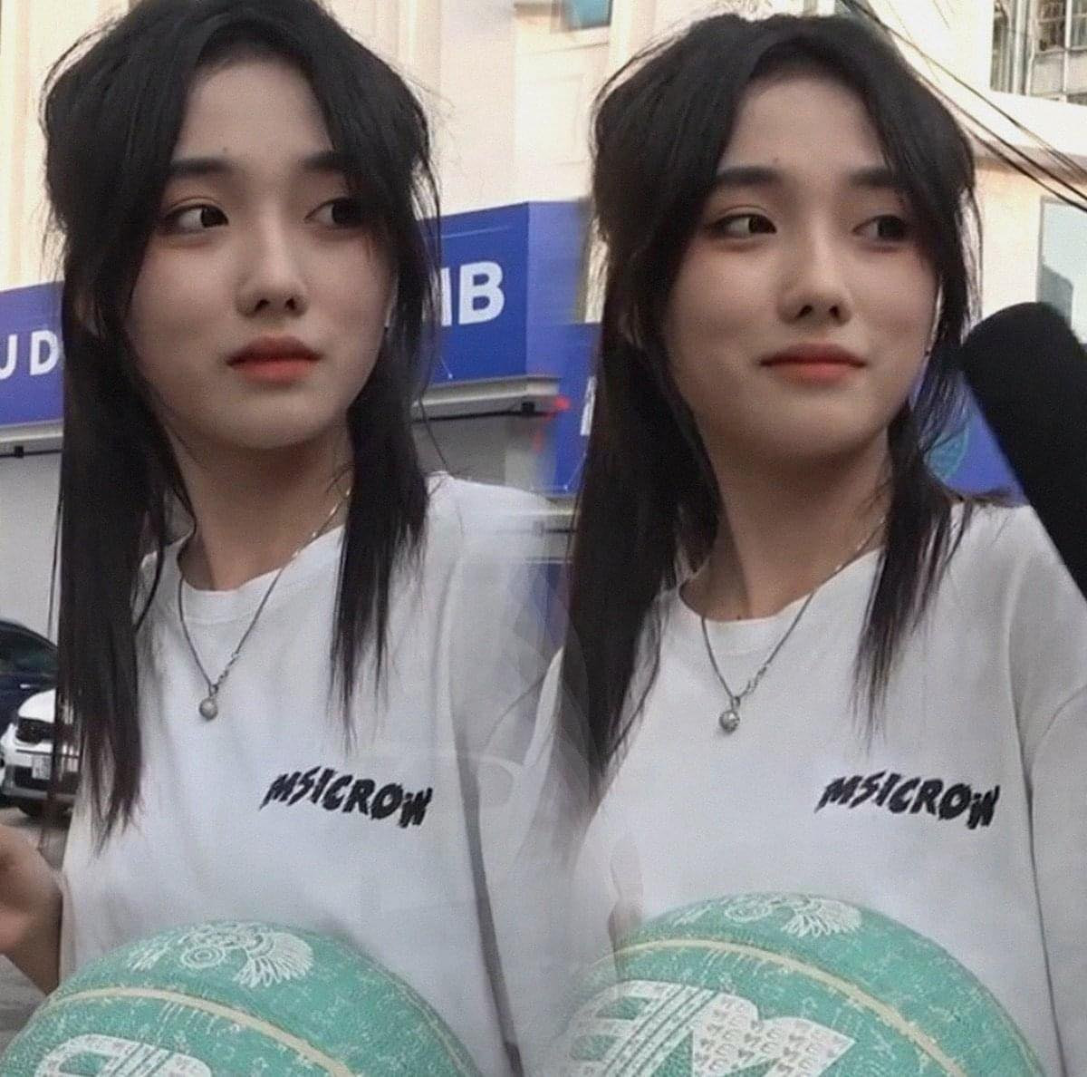 Những hình ảnh về hot girl vô tình lọt vào ống kính máy quay của một TikToker mới đây đang làm cư dân mạng xao xuyến.