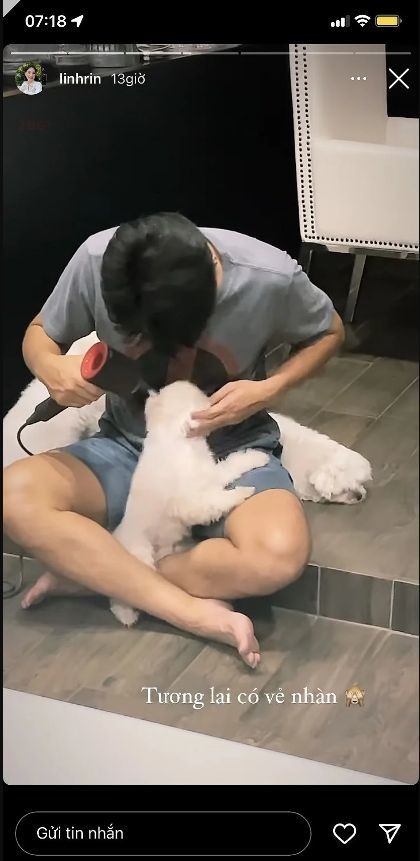 Mới đây trên trang cá nhân, Linh Rin gây chú ý khi cập nhật dòng trạng thái mới. Lên sóng Instagram lần này không phải hot girl 9X mà là bạn trai thiếu gia Philllip Nguyễn.