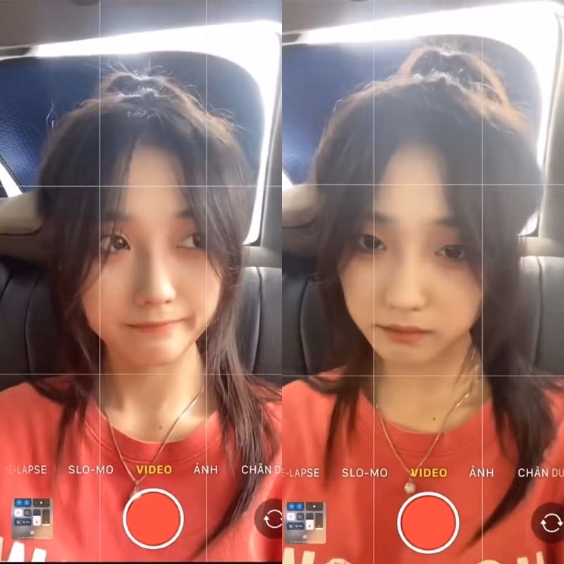 Đứng trước lời bàn tán, hoài nghi của netizen, mới đây hot girl Hà thành đăng tải clip quay cận mặt bằng camera thường và một lần nữa lại gây sốt.