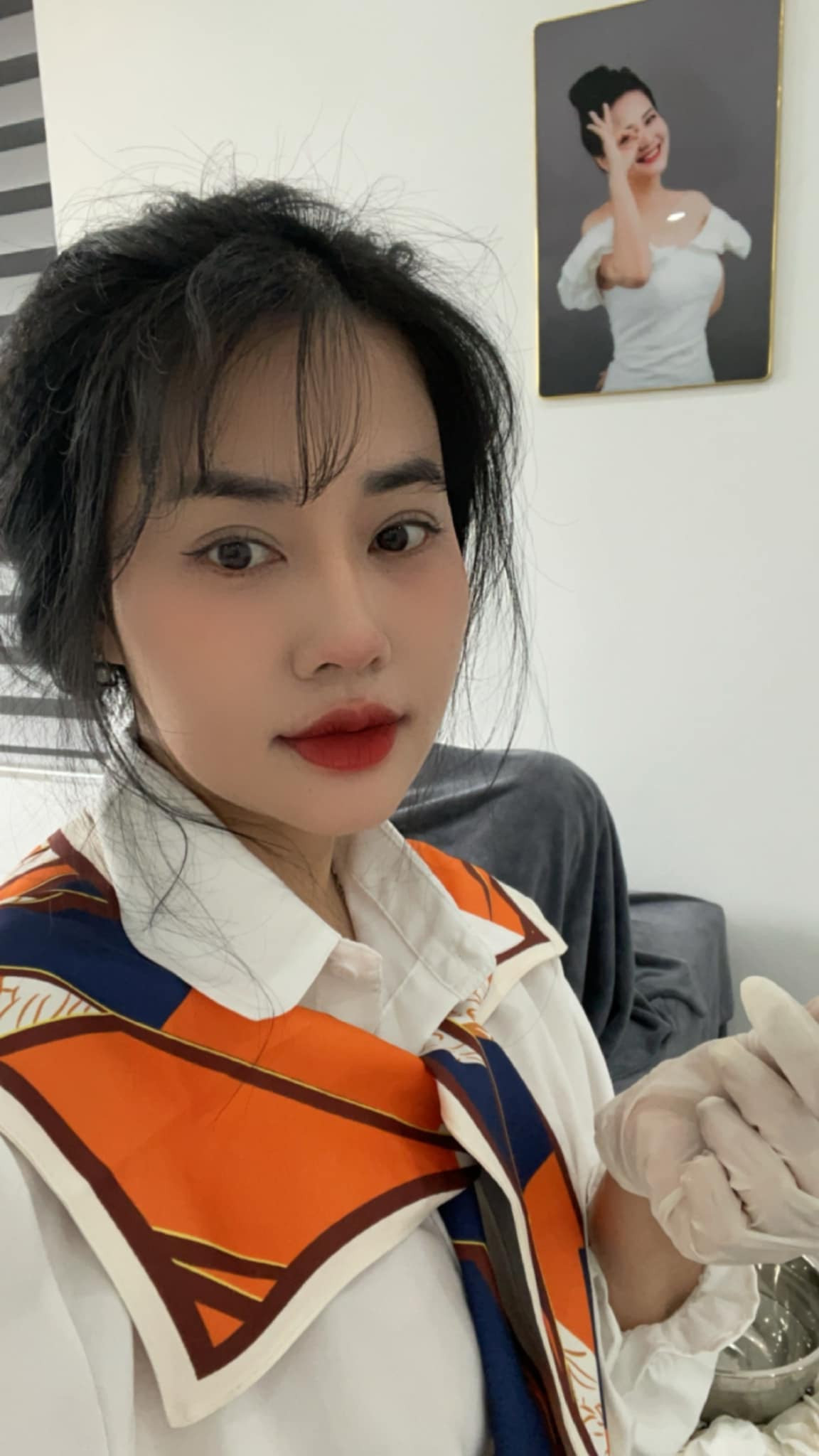 Nhìn ảnh ai cũng xuýt xoa vì nhan sắc của chị Nhật Ninh quá chất lượng.