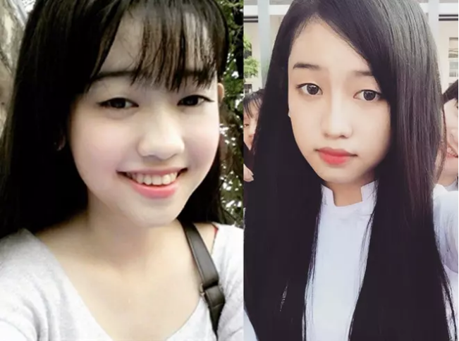 Thúy Vi sở hữu đôi mắt một mí, sống mũi thấp nhưng đến nay người đẹp chạy đẹp chạy theo xu hướng với đôi mắt hai mí rõ nét, mũi cao và cằm thon.