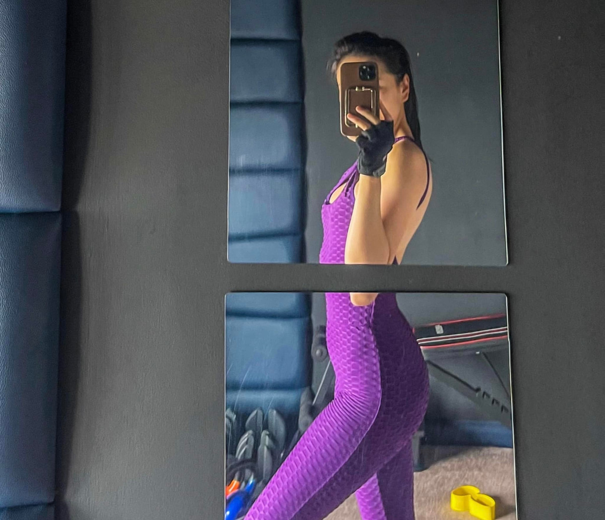 Nữ MC thời tiết khoe đôi chân thon dài cùng vóc dáng quyến rũ với set trang phục mát mẻ.