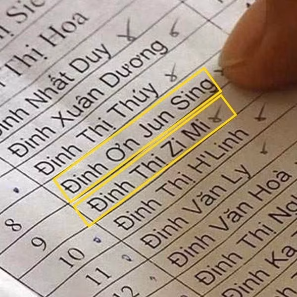 Có vẻ như chủ nhân của hai cái tên này rất đam mê phim Hàn Quốc khi đặt tên con mang đậm phong cách “xứ sở Kim Chi”.