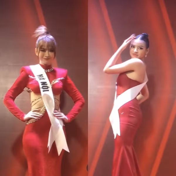 Tại phần thi của mình, cả hai hot girl TikTok đặc biệt tạo ấn tượng về màn catwalk, tuy vậy nhan sắc thật qua ống kính của cả hai cô gái vẫn nhận về nhiều tranh cãi.