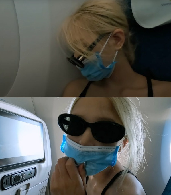 Lần này người đẹp xuất hiện với hình ảnh mặt mộc, tóc tai bù xù. Ngoài ra dáng đứng hay cách thể hiện của cô cũng vô cùng tự nhiên.