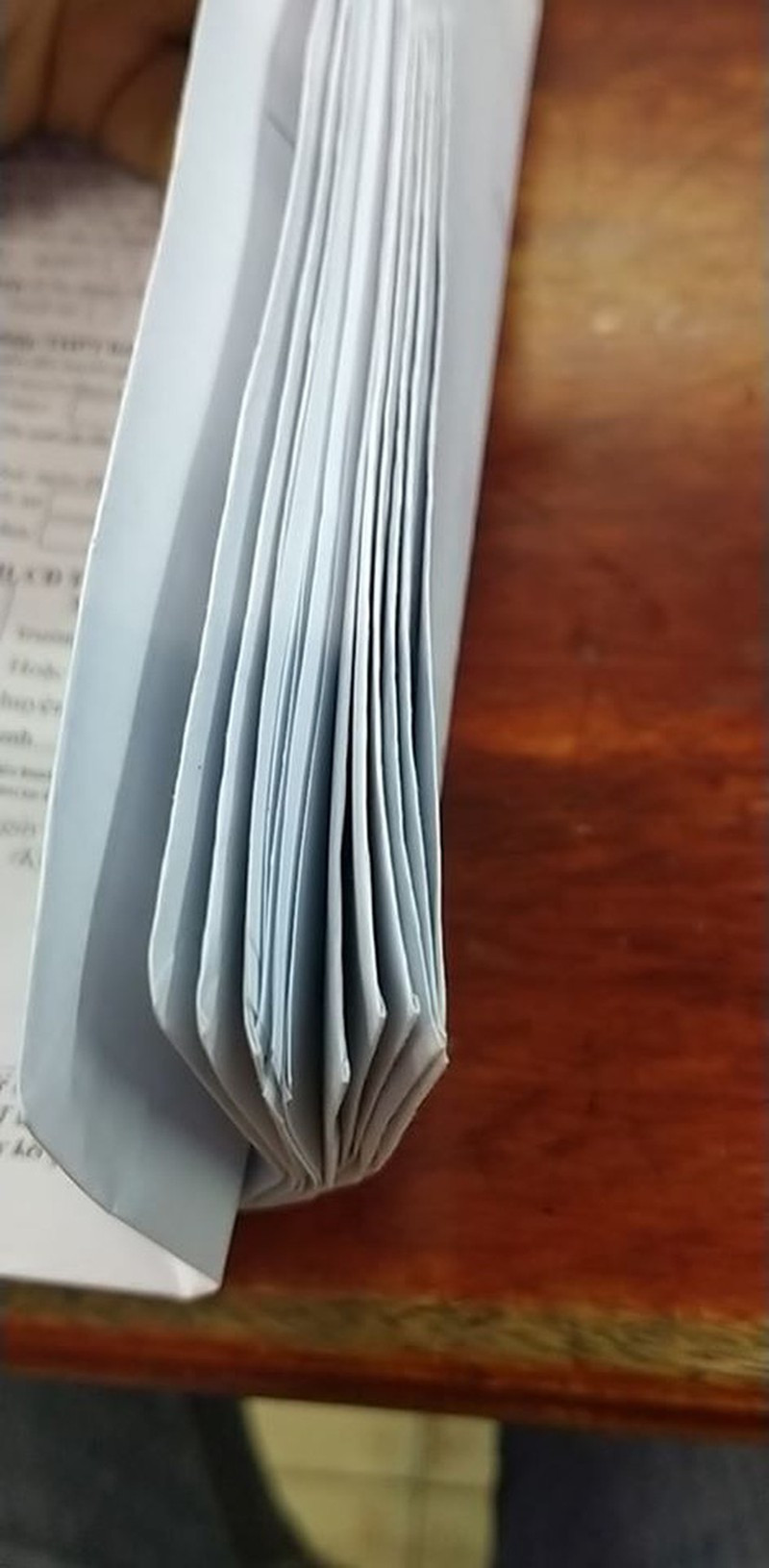 Thành quả của một học sinh sau khi viết cả chục lần hồ sơ nhưng không thành.