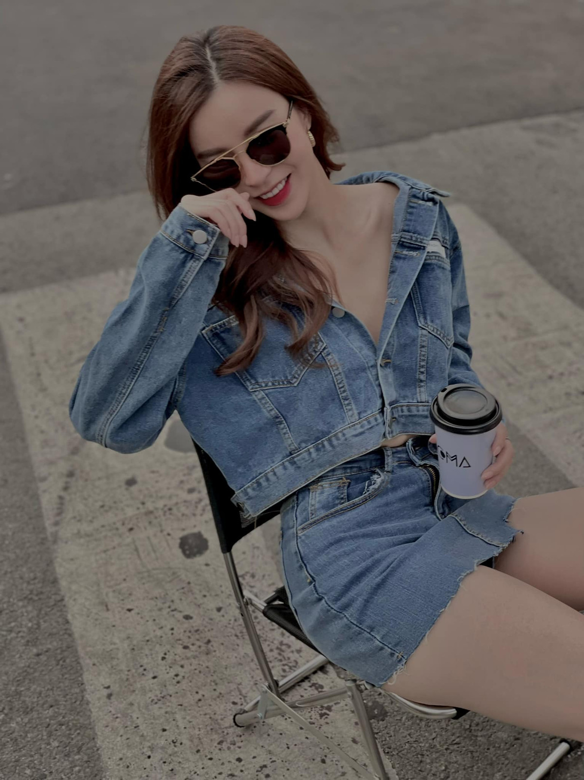 Vóc dáng của Minh Phương là một trong những yếu tố giúp cô ghi điểm trước cái nhìn đầu tiên với người xung quanh.