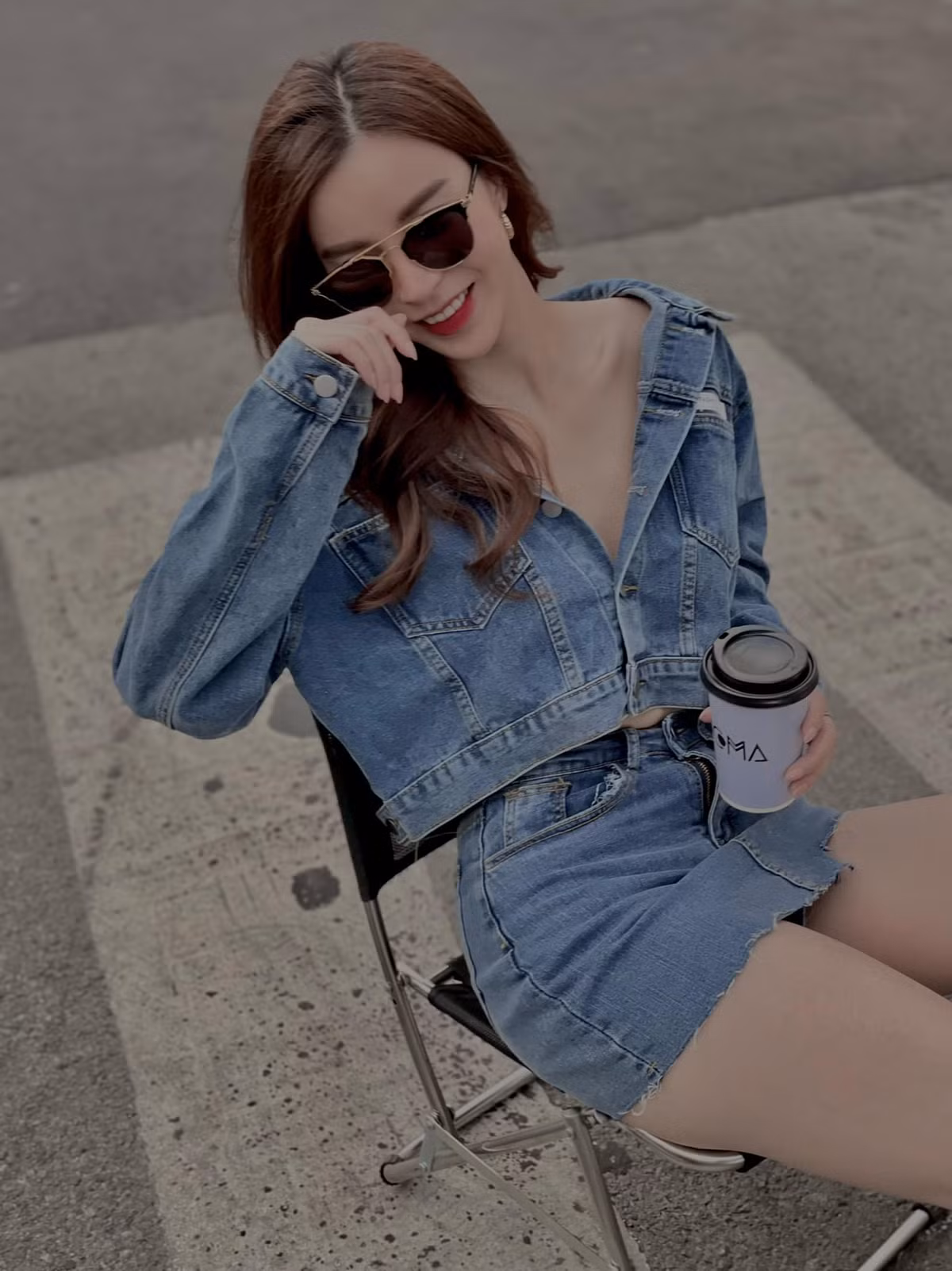 Vóc dáng của Minh Phương là một trong những yếu tố giúp cô ghi điểm trước cái nhìn đầu tiên với người xung quanh.