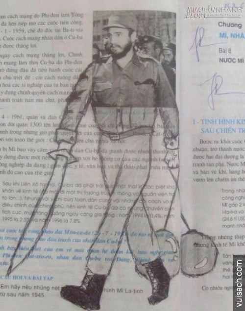 Ai cũng đã từng "vẽ bậy" lên sách vở hồi còn đi học nhưng để "vẽ bậy" được thành quả như thế này không phải là chuyện đơn giản.