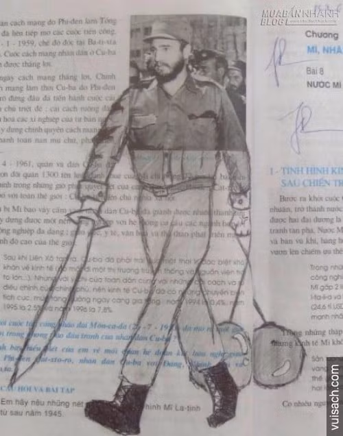 Ai cũng đã từng "vẽ bậy" lên sách vở hồi còn đi học nhưng để "vẽ bậy" được thành quả như thế này không phải là chuyện đơn giản.