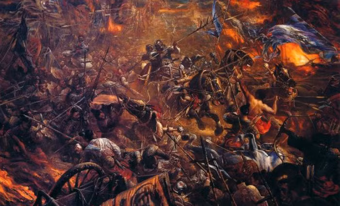 Lần thứ nhất: Diễn ra ngay sau khi Khúc Thừa Mỹ thất bại trước quân Nam Hán xâm lăng. Từ quê nhà, danh tướng Dương Đình Nghệ tập hợp được hơn ba ngàn quân, tự mình làm tướng, đánh thẳng vào lực lượng của Nam Hán. Tướng giặc là Lý Khắc Chính đại bại.