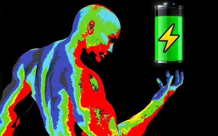 Nhiệt lượng cơ thể chúng ta sinh ra trong 30 phút đủ để đun sôi 1,8 lít nước. Khoa học còn đang tính đến việc dùng nhiệt lượng cơ thể để sạc pin điện thoại.