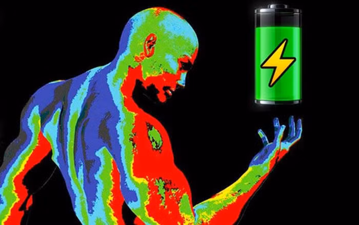 Nhiệt lượng cơ thể chúng ta sinh ra trong 30 phút đủ để đun sôi 1,8 lít nước. Khoa học còn đang tính đến việc dùng nhiệt lượng cơ thể để sạc pin điện thoại.