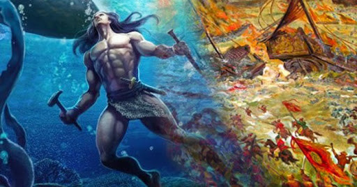 Truyền thuyết kể rằng Yết Kiêu là người có thân thể cường tráng, có tài bơi lội, “đi được trong nước như trên đất bằng”.