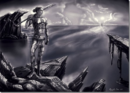 Mùa đông, Yết Kiêu đã không quản giá rét, đêm đêm lặn xuống biển, nằm dưới đáy thuyền, lấy dùi sắt nhọn đục thủng thuyền. Thuyền giặc bị nước biển chảy ồ ạt vào, chìm ngay.