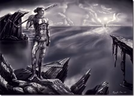 Mùa đông, Yết Kiêu đã không quản giá rét, đêm đêm lặn xuống biển, nằm dưới đáy thuyền, lấy dùi sắt nhọn đục thủng thuyền. Thuyền giặc bị nước biển chảy ồ ạt vào, chìm ngay.