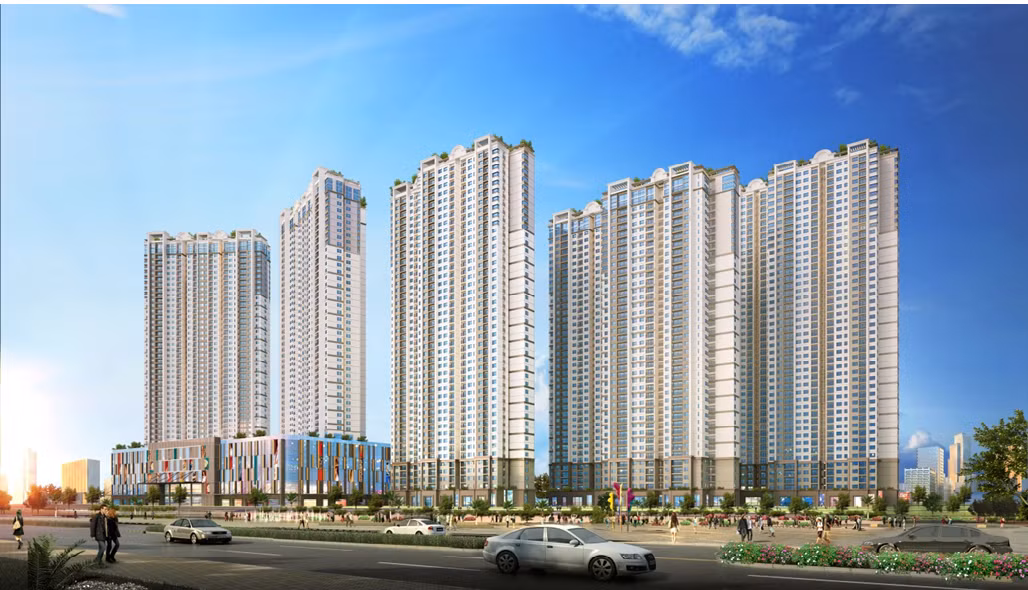 Tổ hợp D’. Capitale bao gồm 6 tháp căn hộ - officetel cao cấp.