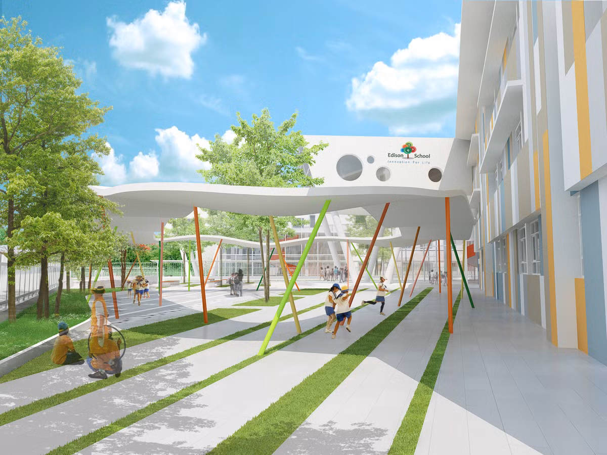 Trường PT liên cấp chất lượng cao Edison có số vốn đầu tư hơn 200 tỷ VND sẽ khởi công trong năm 2017.