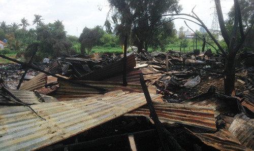 Hỏa hoạn lien tiép ỏ phuòng Truòng Thọ, quan Thu Duc