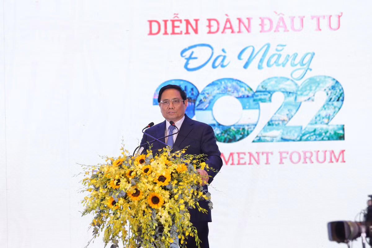 Thu tuong Chinh phu Pham Minh Chinh du Dien dan dau tu Da Nang 2022-Hinh-3